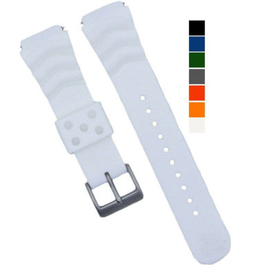 Load image into Gallery viewer, 18mm 20mm 22mm Soft Silicone Watch Band Divers Replacement Strap Quick Release
