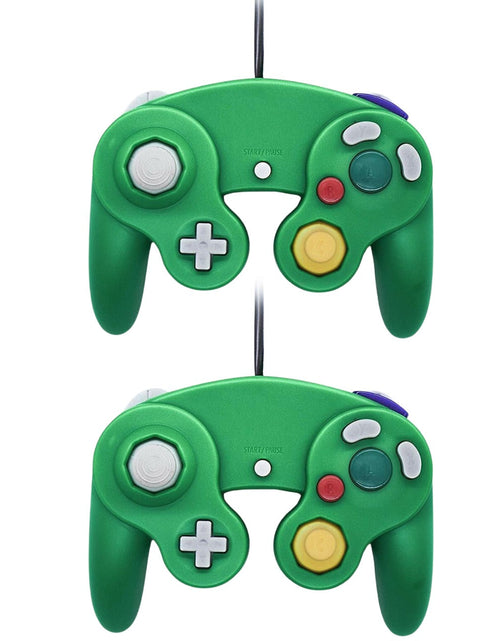 Load image into Gallery viewer, 2 Pack Wired NGC Controller Gamepad for Nintendo GameCube GC &amp; Wii U Console USA
