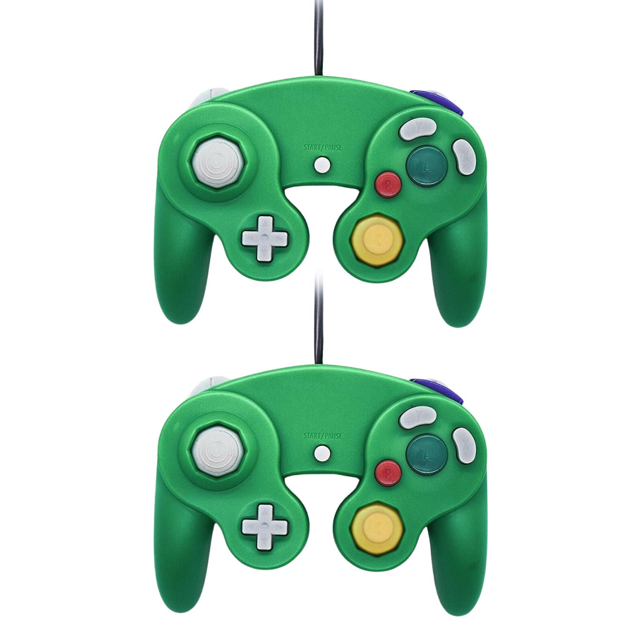 2 Pack Wired NGC Controller Gamepad for Nintendo GameCube GC & Wii U Console USA