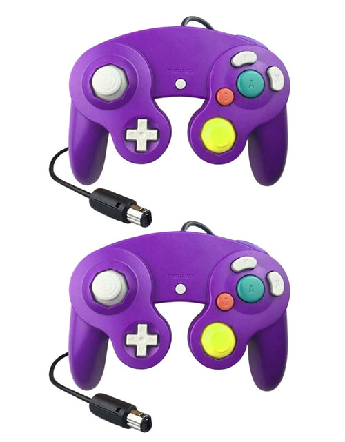 Load image into Gallery viewer, 2 Pack Wired NGC Controller Gamepad for Nintendo GameCube GC &amp; Wii U Console USA
