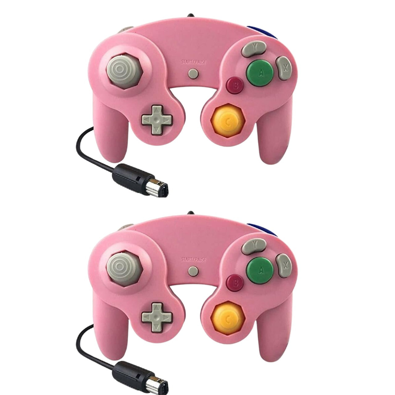 2 Pack Wired NGC Controller Gamepad for Nintendo GameCube GC & Wii U Console USA