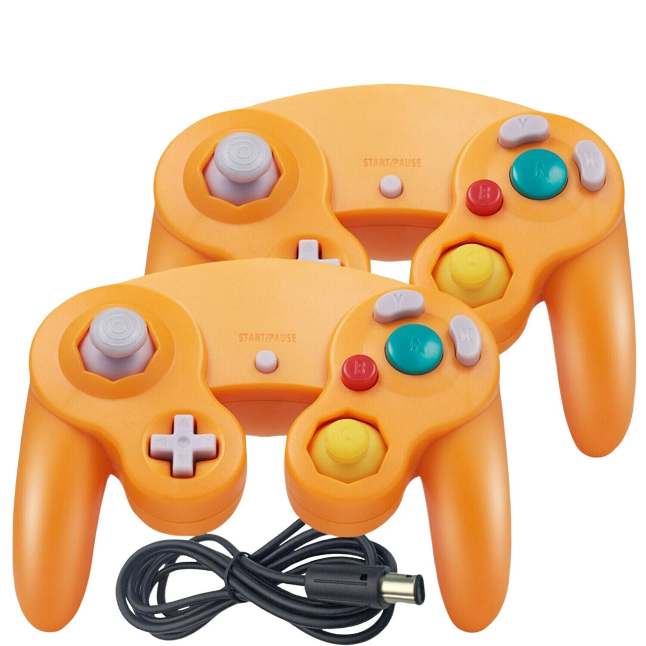 2 Pack Wired NGC Controller Gamepad for Nintendo GameCube GC & Wii U Console USA
