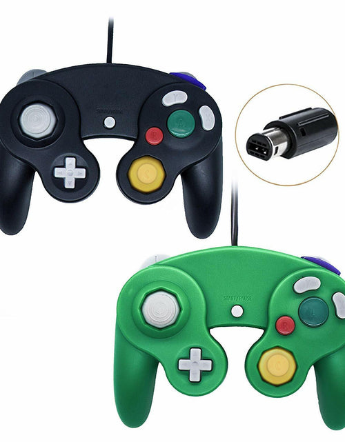 Load image into Gallery viewer, 2 Pack Wired NGC Controller Gamepad for Nintendo GameCube GC &amp; Wii U Console USA
