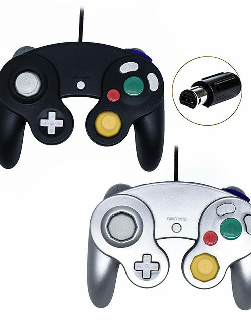 Load image into Gallery viewer, 2 Pack Wired NGC Controller Gamepad for Nintendo GameCube GC &amp; Wii U Console USA
