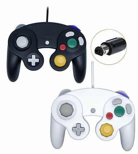 2 Pack Wired NGC Controller Gamepad for Nintendo GameCube GC & Wii U Console USA