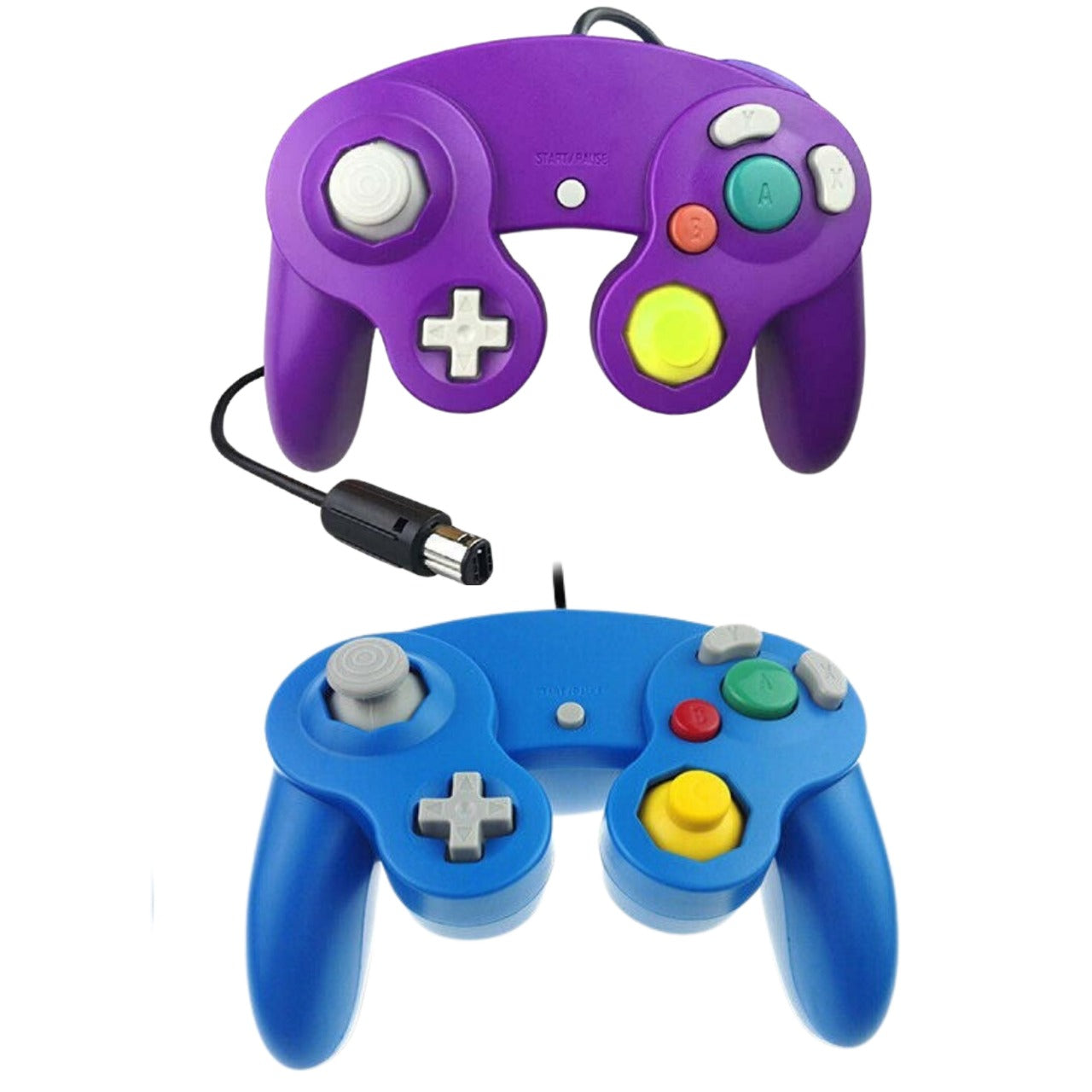 2 Pack Wired NGC Controller Gamepad for Nintendo GameCube GC & Wii U Console USA