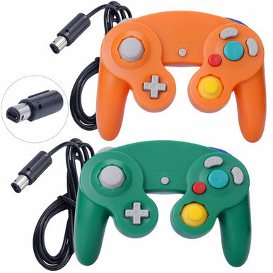 Load image into Gallery viewer, 2 Pack Wired NGC Controller Gamepad for Nintendo GameCube GC &amp; Wii U Console USA
