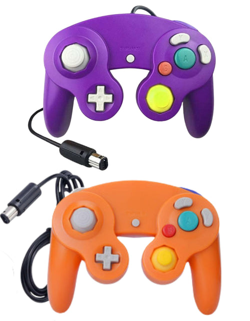 Load image into Gallery viewer, 2 Pack Wired NGC Controller Gamepad for Nintendo GameCube GC &amp; Wii U Console USA
