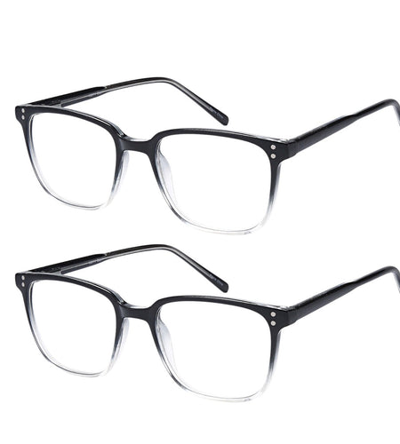 2 PK Unisex Blue Light Blocking Reading Glasses Computer Readers For Men Women
