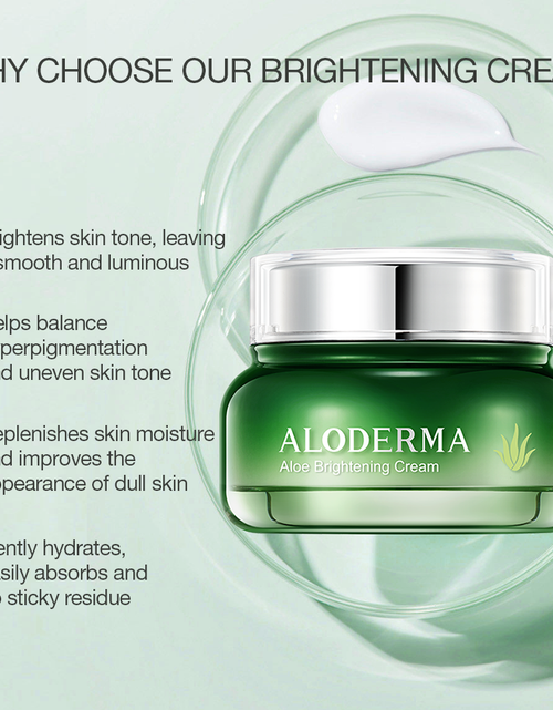 Load image into Gallery viewer, Aloe Brightening Skin Cream by ALODERMA
