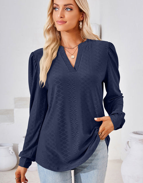 Load image into Gallery viewer, Notched Long Sleeve T-Shirt
