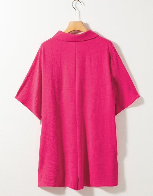 Load image into Gallery viewer, Half Button Collared Neck Romper
