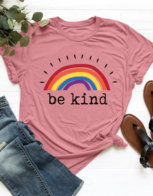 Load image into Gallery viewer, Graphic Round Neck Short Sleeve T-Shirt
