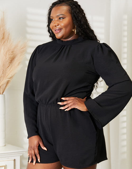 Load image into Gallery viewer, Culture Code Full Size Open Back Romper with Pockets
