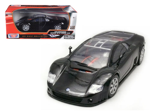 Load image into Gallery viewer, Volkswagen Nardo W12 Show Car Black 1/18 Diecast Model Car by Motormax
