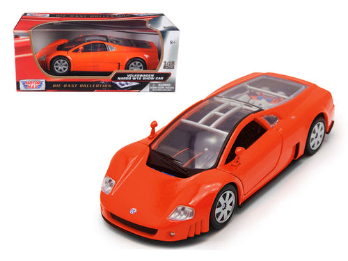 Load image into Gallery viewer, Volkswagen Nardo W12 Show Car Orange 1/18 Diecast Model Car by Motormax
