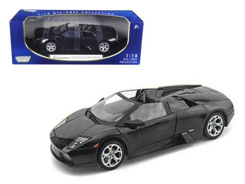 Load image into Gallery viewer, Lamborghini Murcielago Roadster Black 1/18 Diecast Model Car by Motormax
