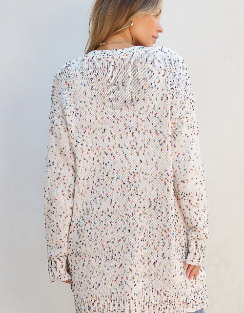 Load image into Gallery viewer, Open Front Long Sleeve Cardigan
