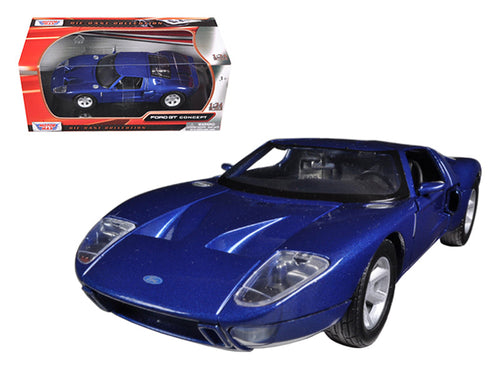 Load image into Gallery viewer, Ford GT Blue 1/24 Diecast Car Model by Motormax

