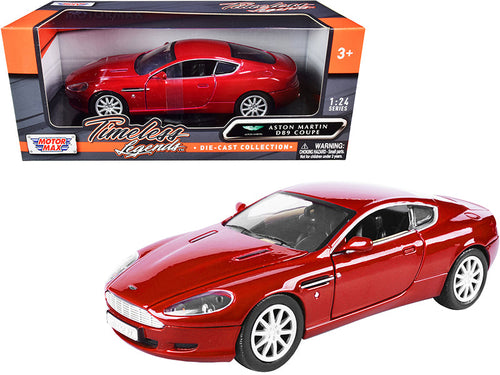Load image into Gallery viewer, Aston Martin DB9 Coupe Red "Timeless Legends" 1/24 Diecast Model Car by Motormax
