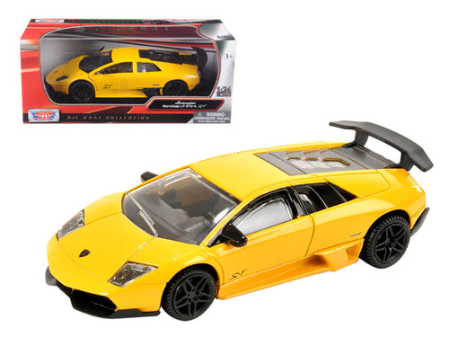 Load image into Gallery viewer, Lamborghini Murcielago LP 670 4 SV Yellow 1/24 Diecast Model Car by Motormax
