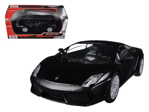 Load image into Gallery viewer, Lamborghini Gallardo LP-560-4 Matt Black 1/24 Diecast Car Model by Motormax
