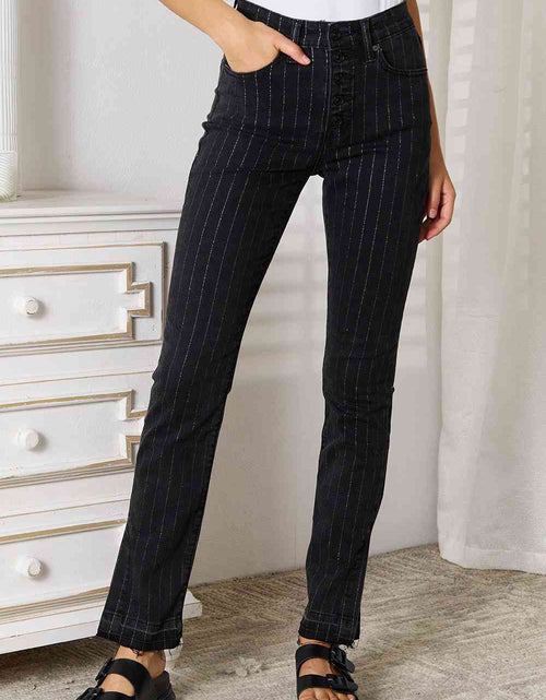 Load image into Gallery viewer, Kancan Striped Pants with Pockets
