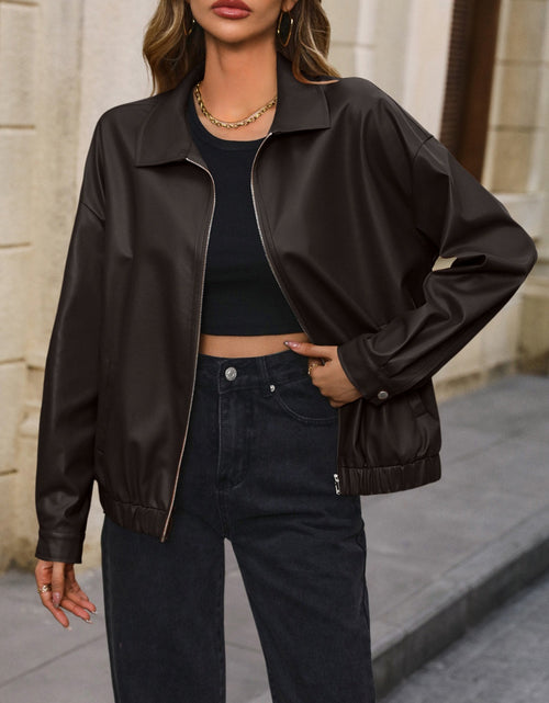 Load image into Gallery viewer, Ivy Lane Pocketed Zip Up Collared Neck Jacket
