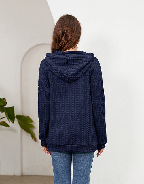Load image into Gallery viewer, Raglan Sleeve Front Pocket Hoodie
