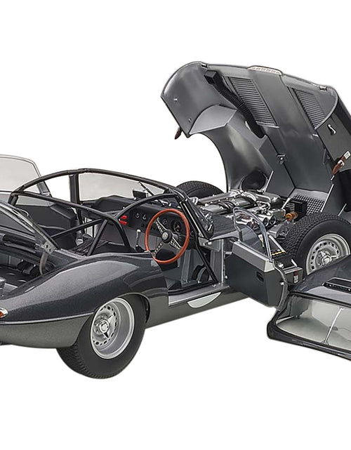 Load image into Gallery viewer, Jaguar Lightweight E Type Roadster RHD (Right Hand Drive) Dark Gray 1/18 Model Car by Autoart
