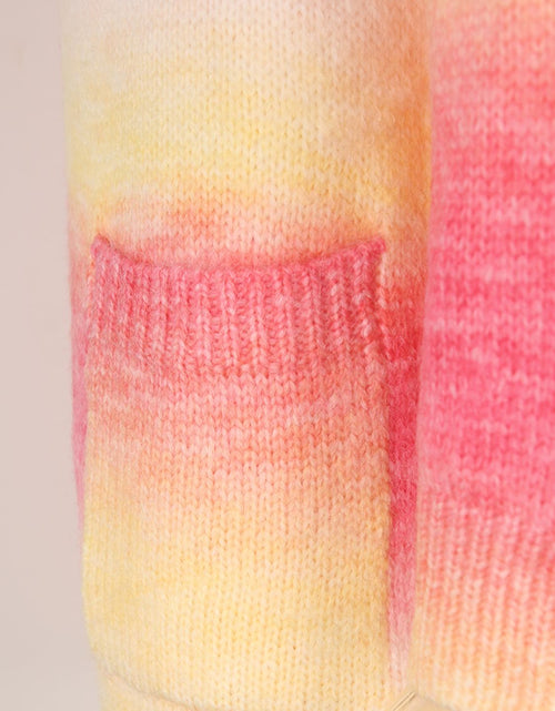 Load image into Gallery viewer, Angel Wings Full Size Pocketed Open Front Gradient Cardigan
