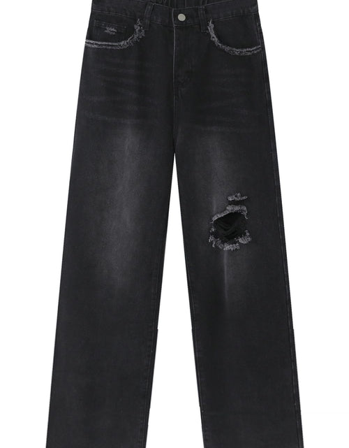 Load image into Gallery viewer, Distressed Mid Rise Men's Jeans
