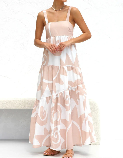 Load image into Gallery viewer, Square Neck Wide Strap Maxi Dress
