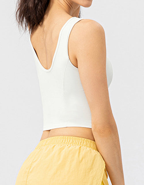 Load image into Gallery viewer, Round Neck Wide Strap Active Tank
