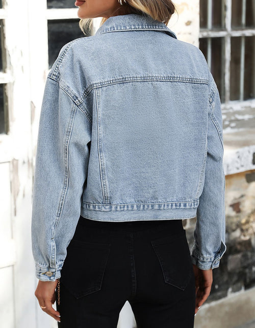 Load image into Gallery viewer, Button Up Denim Jacket with Chest Pockets
