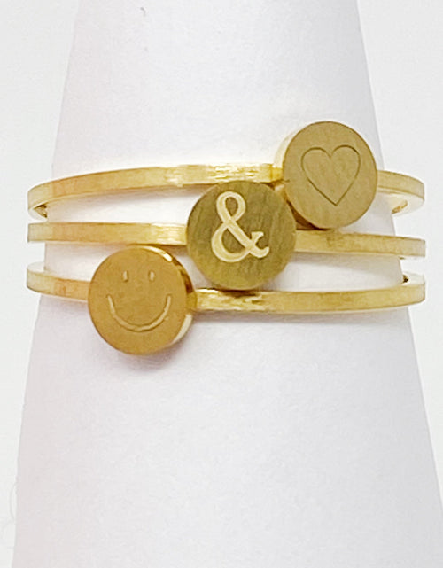 Load image into Gallery viewer, Tiny Disc Stackable Ring by Ellisonyoung.com
