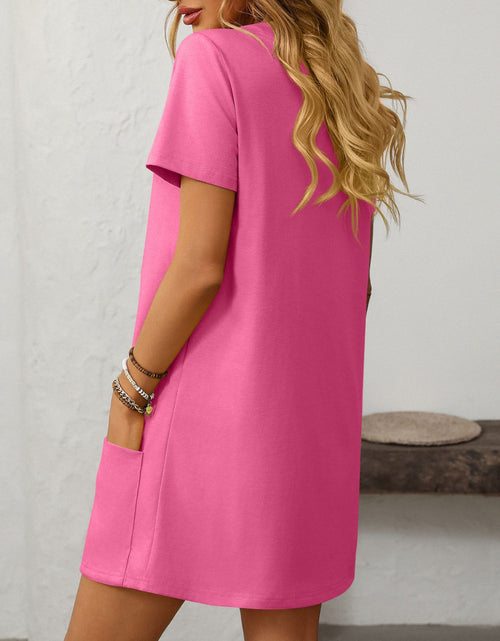 Load image into Gallery viewer, Mandy Square Neck Short Sleeve Mini Dress
