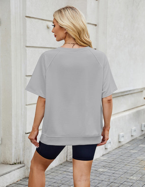 Load image into Gallery viewer, Round Neck Short Sleeve T-Shirt
