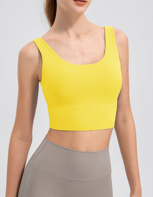 Load image into Gallery viewer, Scoop Neck Wide Strap Active Tank

