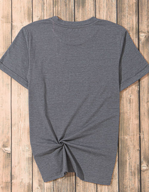Load image into Gallery viewer, HAPPY EASTER Graphic Short Sleeve T-Shirt
