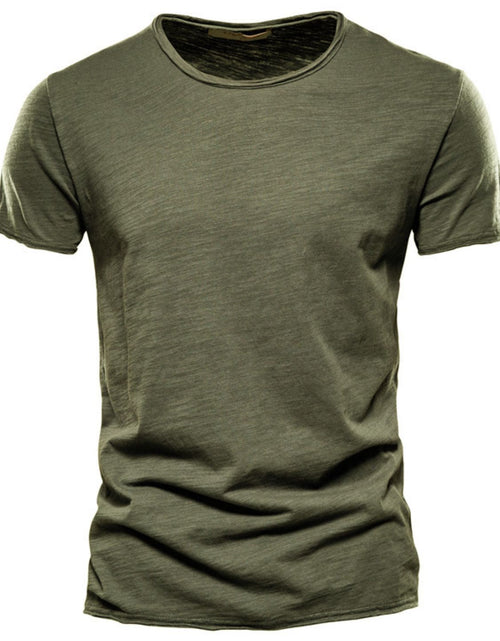 Load image into Gallery viewer, Men's Full Size Round Neck Short Sleeve T-Shirt Plus Size
