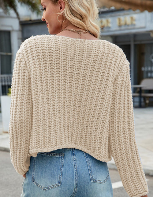 Load image into Gallery viewer, Round Neck Button Up Cardigan with Pockets
