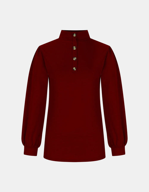 Load image into Gallery viewer, Full Size Mock Neck Long Sleeve T-Shirt
