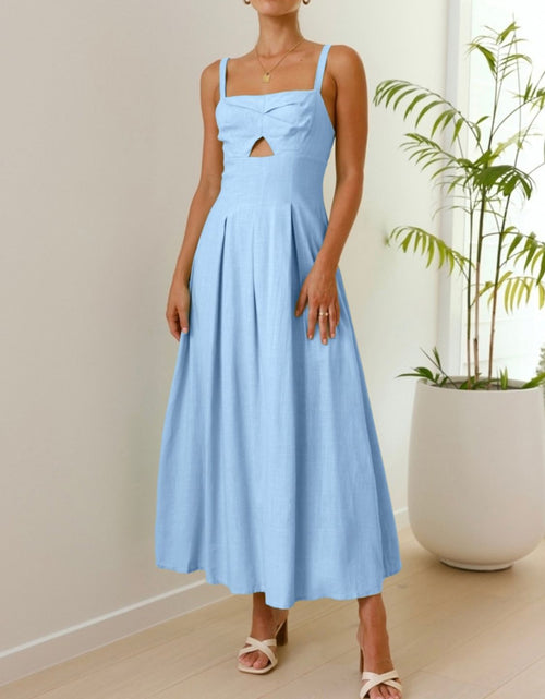 Load image into Gallery viewer, Devine Cutout Square Neck Cami Dress
