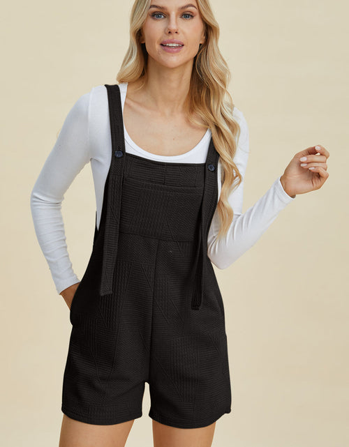 Load image into Gallery viewer, Double Take Full Size Texture Sleeveless Romper
