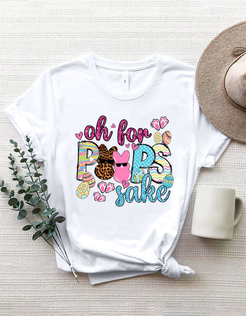 Load image into Gallery viewer, OH FOR PEEPS SAKE Round Neck T-Shirt
