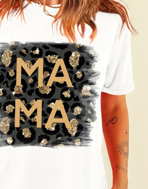 Load image into Gallery viewer, MAMA Round Neck Short Sleeve T-Shirt
