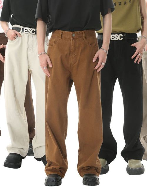 Load image into Gallery viewer, Men's Mid-Rise Straight-Leg Jeans
