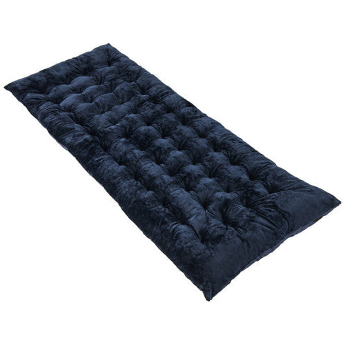 Load image into Gallery viewer, 75 x 27.5 Inch Camping Cot Pads with Soft and Breathable Crystal Velvet-Navy
