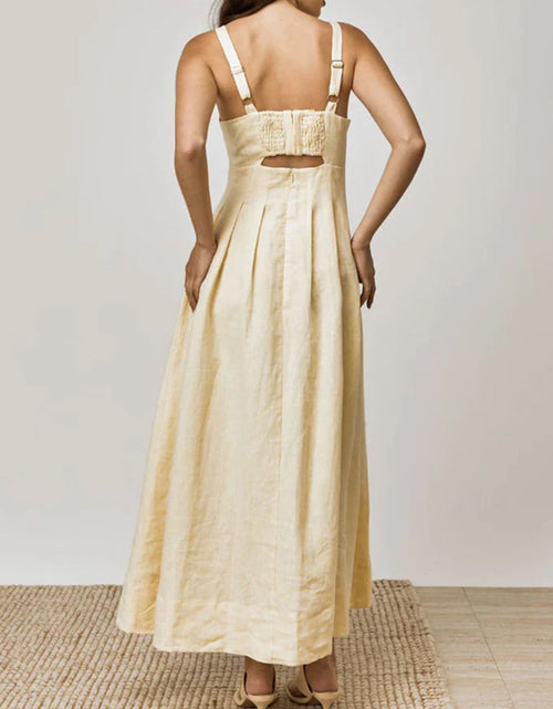 Load image into Gallery viewer, Devine Cutout Square Neck Cami Dress
